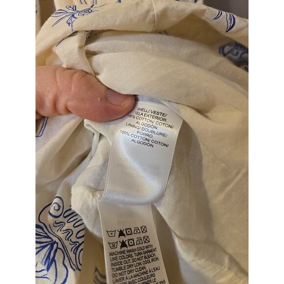 NWT Lucky Brand Beige Acropolis Printed Pull On A-Line Skirt Womans Size XL - Picture 7 of 8